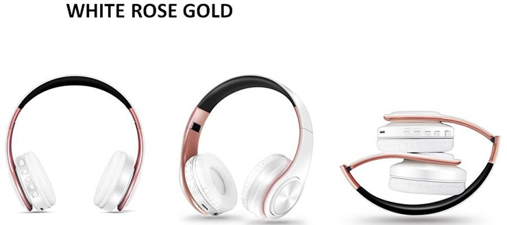 Foldable Wireless Bluetooth Headset