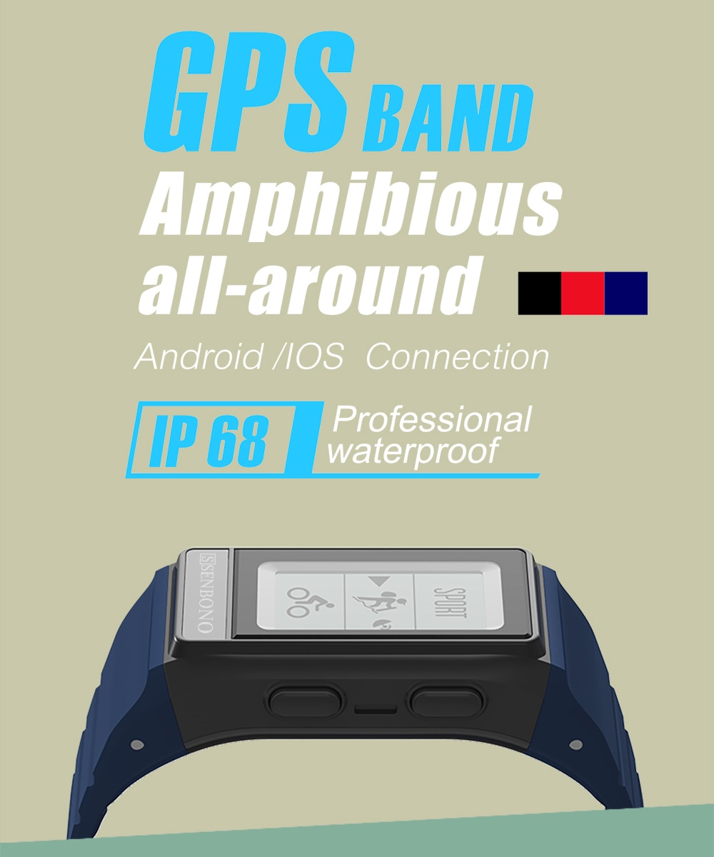 GPS Tracker Waterproof Smart Band