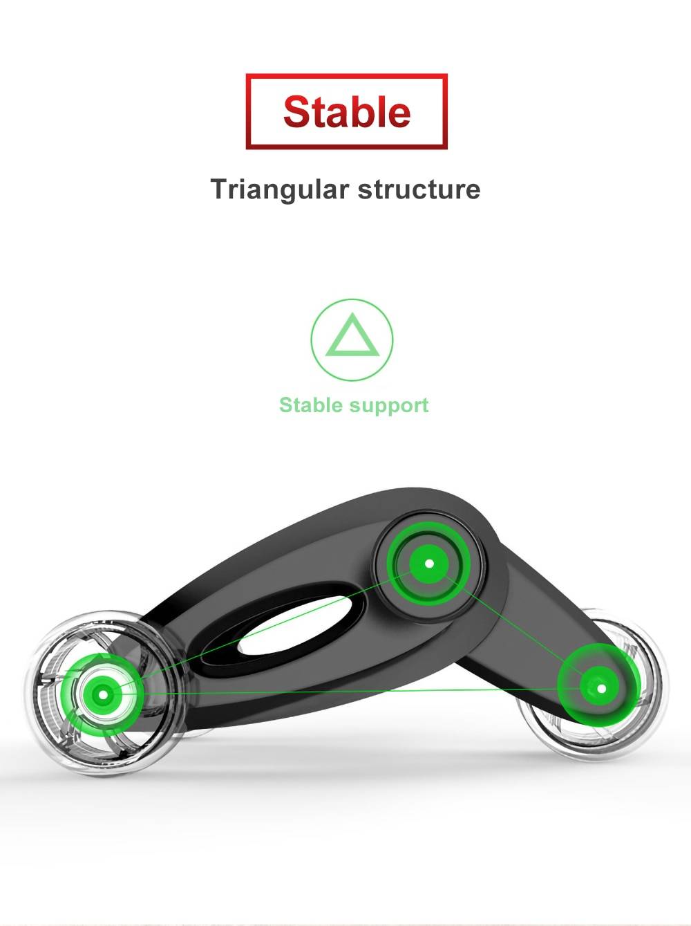 Four-Wheeled Roller for Abdominal Exercise