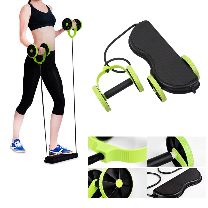 Workout Roller with Resistance Band