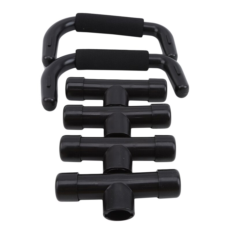 Black Colored Push-Up Bars